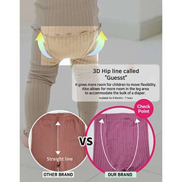 VAENAIT BABY Infant Toddler Kids Long Sleeve Modal Sleepwear Pajamas 2pcs Set Shirring Purplepink M