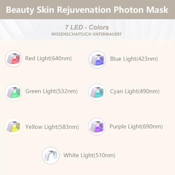 LED Light Therapy Facial Mask - 7 Colors for Radiant Skin