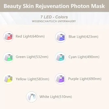 LED Light Therapy Facial Mask - 7 Colors for Radiant Skin