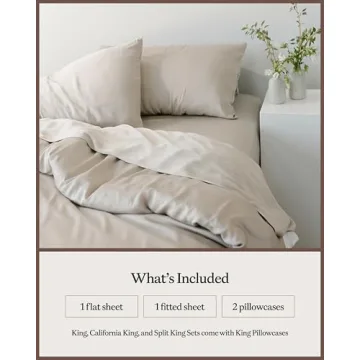 Cozy Earth Luxury Bamboo Bed Sheet Set - Ultra Soft & Breathable