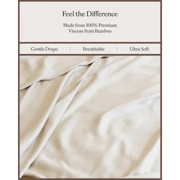 Cozy Earth Luxury Bamboo Bed Sheet Set - Ultra Soft & Breathable
