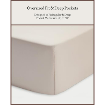 Cozy Earth Luxury Bamboo Bed Sheet Set - Ultra Soft & Breathable