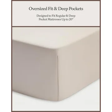 Cozy Earth Luxury Bamboo Bed Sheet Set - Ultra Soft & Breathable