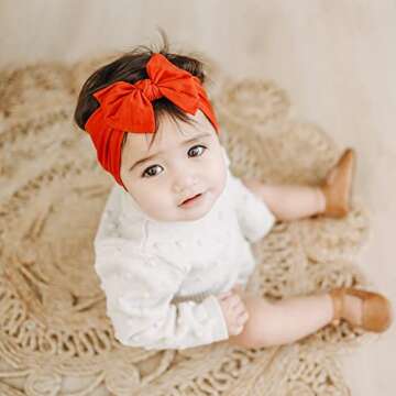 Prohouse 20PCS Nylon Hairbands for Newborns and Toddlers