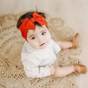 Prohouse 20PCS Nylon Hairbands for Newborns and Toddlers