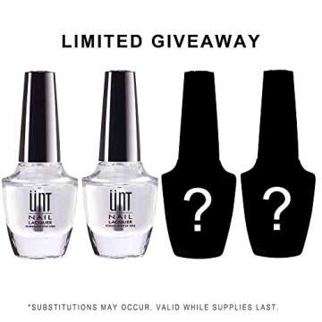 UNT Ready For Peel Off Takeoff Peelable Base Coat Nail Polish & 2 Nail Polishes, 4 Packs 0.5Oz /15ml No Latex Cuticle Barrier, Non-glue Based Nail Tape for Pregnant Woman & Children