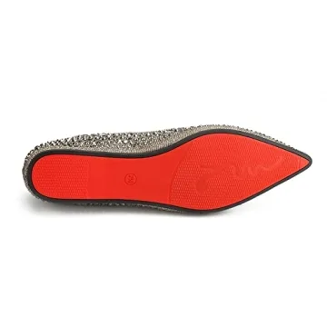 Elegant Rhinestone Ballet Flats for Women Comfort and Style
