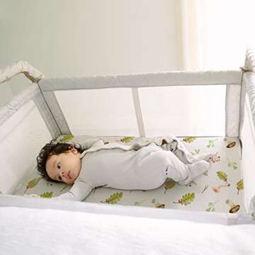 BROLEX Pack n Play Fitted Sheet Set - Cute & Soft 2 Pack