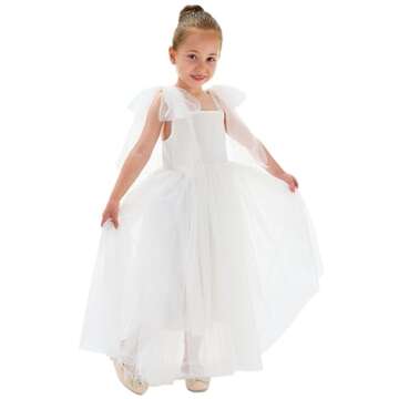 2Bunnies Girl Toddler Bow Tie Spaghetti Strap Embroidered Square Neck Tulle Flower Girl Dress (Polka Dot White, 7/8)