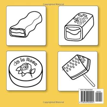Mexican Treats Coloring Book: 74 Large, Simple Designs for All Ages