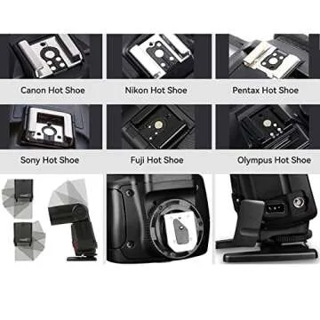 YONGNUO YN560 IV Wireless Flash Speedlite, Master + Slave Flash + Built-in Trigger System, for Canon Nikon Pentax Olympus Fujifilm Panasonic Digital Cameras