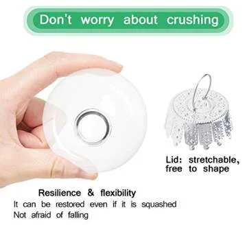 HahaGo Christmas Clear Baubles Transparent Ball Plastic Fillable Sphere Ornament for Xmas Tree/Home Decoration/Wedding/Birthday/Party/Gift Box etc (6cm, Set of 12Pcs with lid)(Round)