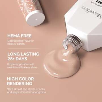 MelodySusie Hema Free Gel Nail Polish - Non-Toxic & Long-Lasting