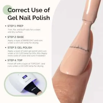 MelodySusie Hema Free Gel Nail Polish - Non-Toxic & Long-Lasting