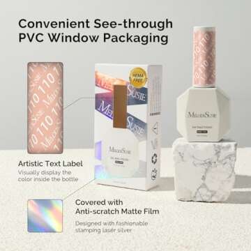 MelodySusie Hema Free Gel Nail Polish - Non-Toxic & Long-Lasting