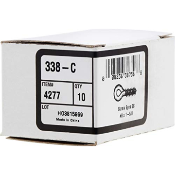 Hillman Stainless Steel Screw Eyes for Crafts & DIY