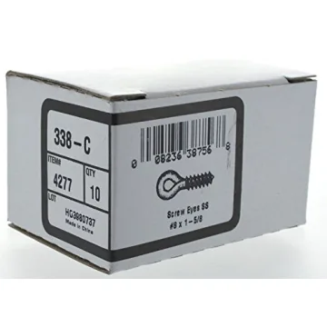 Hillman Stainless Steel Screw Eyes for Crafts & DIY