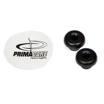 PrimaCare DS-9290-BK Adult Size 22" Stethoscope for Diagnostics and Screening Instrument, Lightweight and Aluminum Double Head Flexible Stethoscope, Black