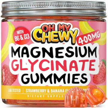 Vegan Magnesium Glycinate Gummies for Sleep & Relaxation - Non-GMO
