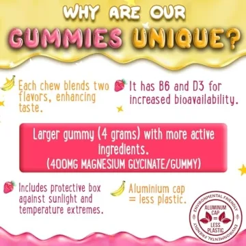 Vegan Magnesium Glycinate Gummies Sleep Relaxation Non-GMO