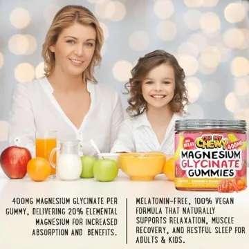 Vegan Magnesium Glycinate Gummies Sleep Relaxation Non-GMO