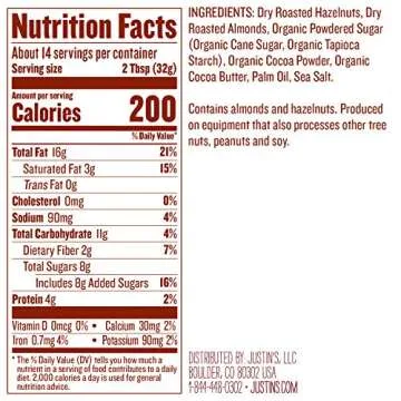 Nut Butter, Chocolate Hazelnut Blend, 16 Ounce plastic jars (Pack of 3)