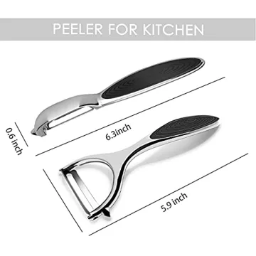 TACGEA Vegetable Peeler Set - Durable Non-Slip Kitchen Tool
