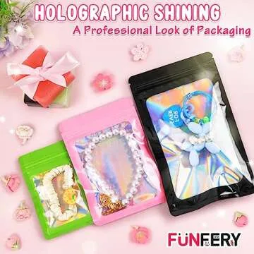 Funfery Resealable Holographic Bags for All Your Packaging Needs