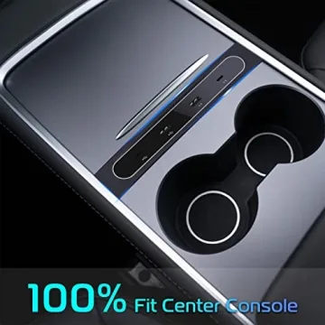 VIJIM Tesla USB Charger Hub with LED Light for Model 3/Y