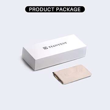 TIANYESY Sunglasses For Women Minimalist Classic Design Fashion UV400 Square Sun Glasses Unisex TY2984 (Leopard)