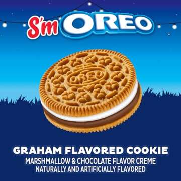 OREO S'mOREO Sandwich Cookies, Limited Edition, 10.68 oz
