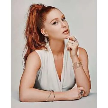 LILIE&WHITE Gold Cuff Bangle Bracelet For Women Gold Line Web Cuff Bracelet Chunky Gold Cuffs Cute Bangle Bracelet