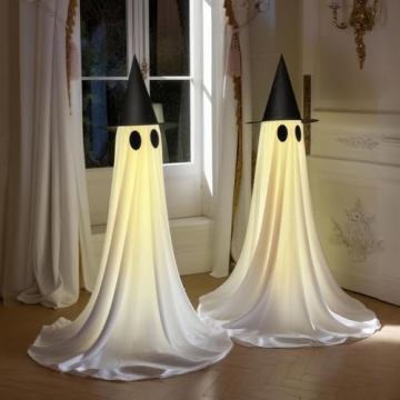 5 FT USB Powered Halloween Ghost Decor Kit with Remote