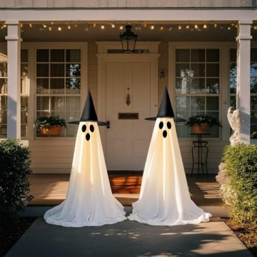 5 FT USB Powered Halloween Ghost Decor Kit with Remote