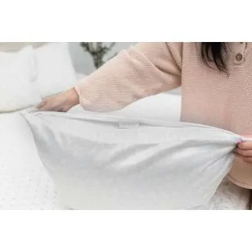 Beddy's Ivory Satin Pillowcase for Hair and Skin Protection