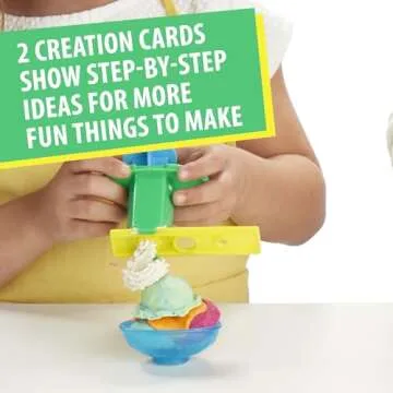 Play-Doh Ice Cream Party Set 22 Tools 6 Colors