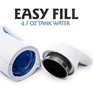 Pax Steamer For Clothes, Travel and Home Handheld Garment Steamer, 60 Seconds Heat-Up, Fabric Steamer With Automatic Shut-off Safety Protection, 140milliliter , White