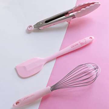 CHEFMADE Hello Kitty 11-Inch Whisk for Baking and Mixing