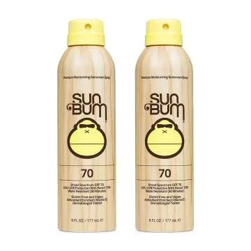 Sun Bum SPF 70 Sunscreen Spray - Vegan & Reef Friendly