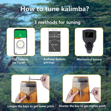 YEPVIE Kalimba 17 Key – Unique Thumb Piano for All Ages