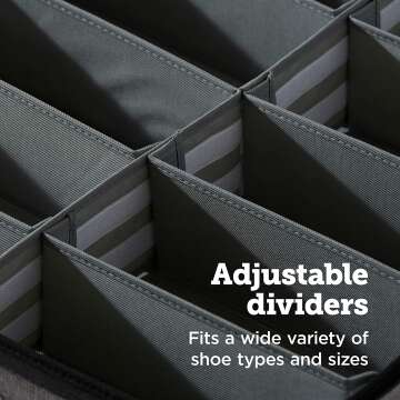 Under Bed Shoe Storage Organizer Set – 24 Pairs