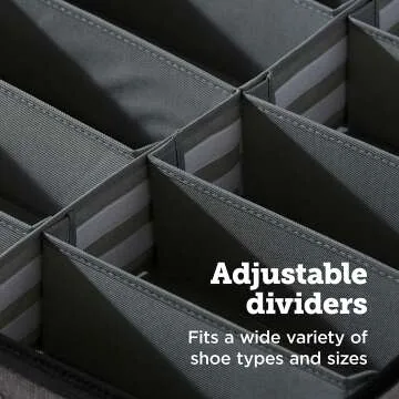 Under Bed Shoe Storage Organizer Set – 24 Pairs
