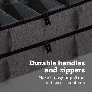 Under Bed Shoe Storage Organizer Set – 24 Pairs