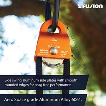 Fusion Climb Micro Pulley for Climbing and Rescue Activities