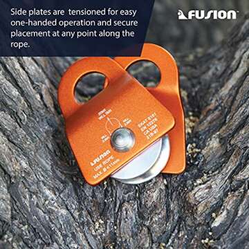 Fusion Climb Micro Pulley for Climbing and Rescue Activities