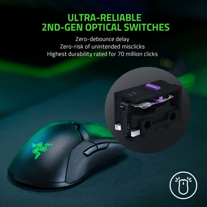 Razer Viper Ultimate Wireless Gaming Mouse With RGB Dock