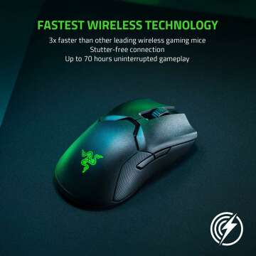 Razer Viper Ultimate Wireless Gaming Mouse With RGB Dock
