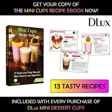 DLux Mini Dessert Cups & Spoons - Perfect for Parties