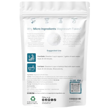 Micro Ingredients Magnesium Flakes for Relaxation & Skin Care
