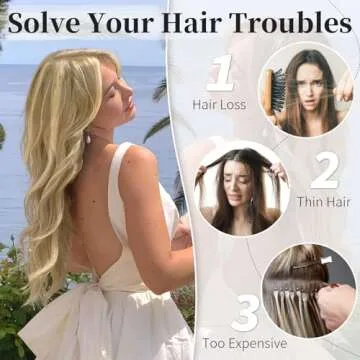 KooKaStyle Invisible Wire Hair Extensions for Women